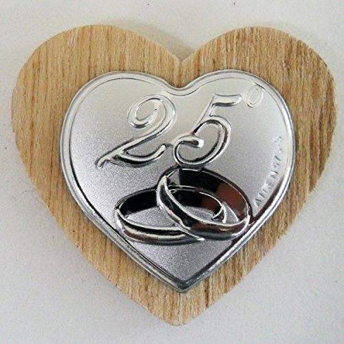 Calamite Bomboniera Cuore Matto 24 Pezzi | Sposi Volpi Innamorate Cesare E Vilma | Regalo Matrimonio