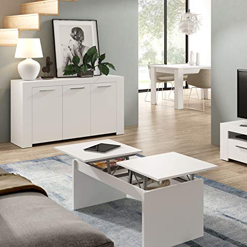 Aparador-Buffet-Moderno-Armario-Auxiliar-Comedor-Modelo-Ambit-Color-Blanco-Artik-Medidas-144-cm-Largo-x-42-cm-Fondo-x-80-cm-Alto