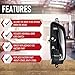 AA Ignition Interior Door Handle Driver Side, Front or Rear, Compatible with Nissan Altima 2013-2018, Murano 15-19, Armada 14-15, Pathfinder, Titan - Replaces 80671-3TA0A, 80671-3TA0D, 80671-3TA0B