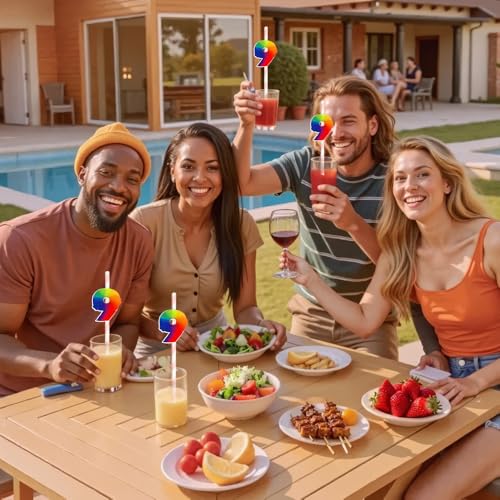 Set de 24 Pitillos de Papel Biodegradables con Diseño Numero 9 miniatura 3