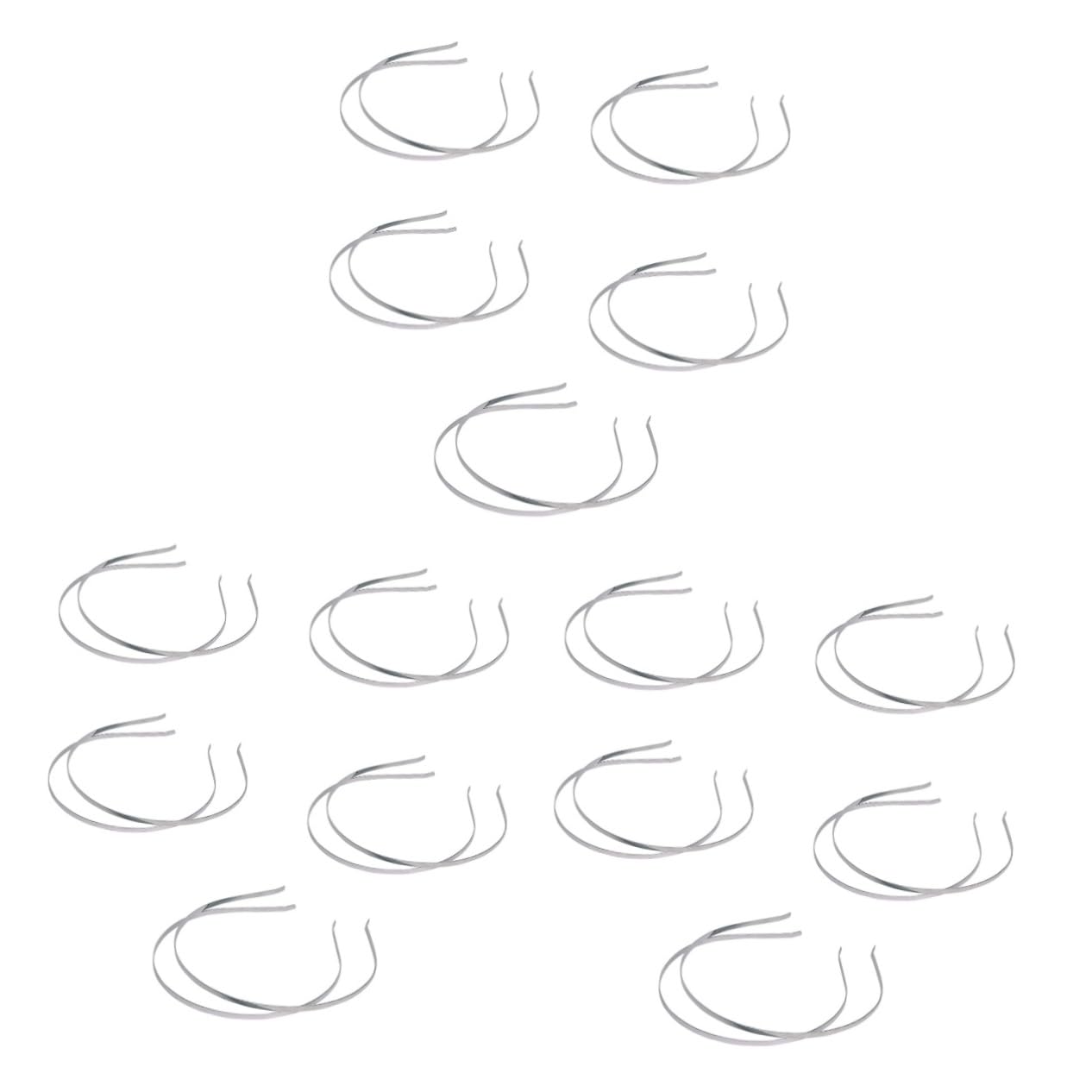 jojofuny 30pezzi Cerchietti Inossidabile Per e Ragazze Accessori Per Matrimoni e Speciali Colore