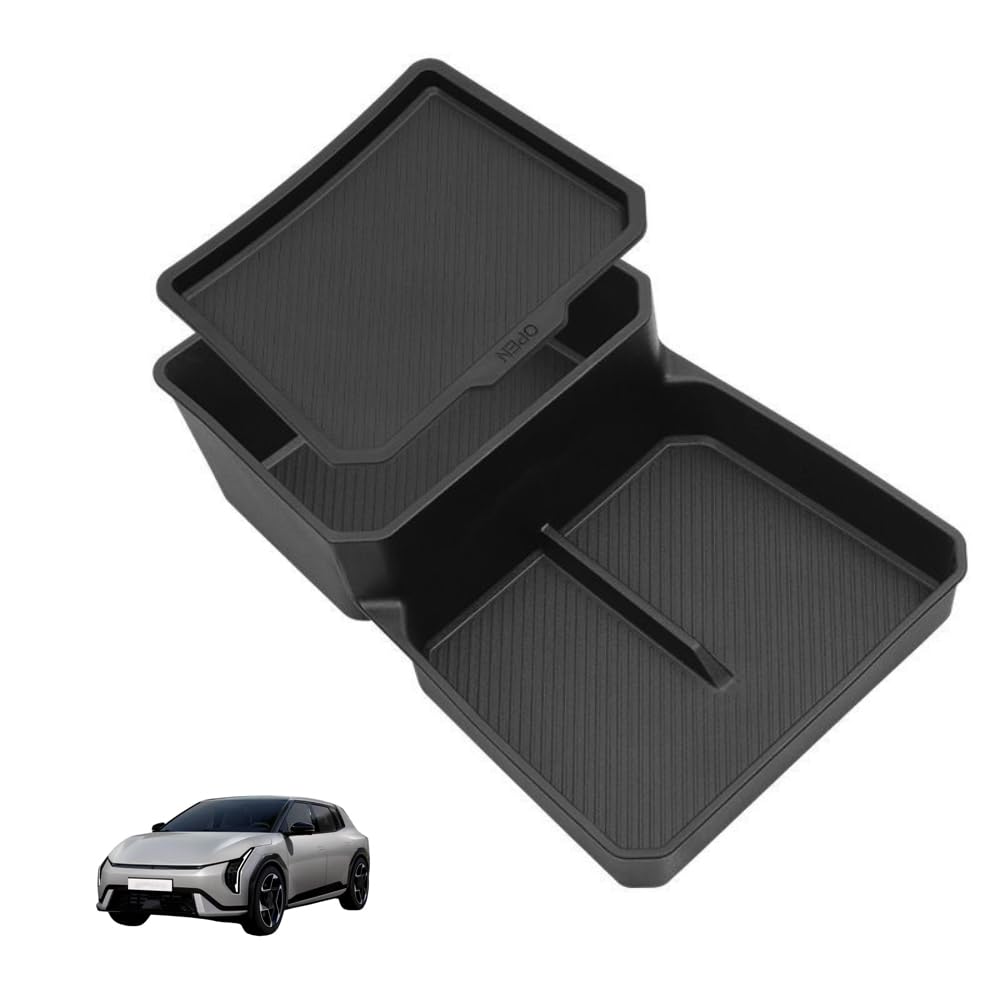 Haxbkvbnt Center Console Armrest Storage Box Car Center Console Storage Box,For Kia Ev3 24-26