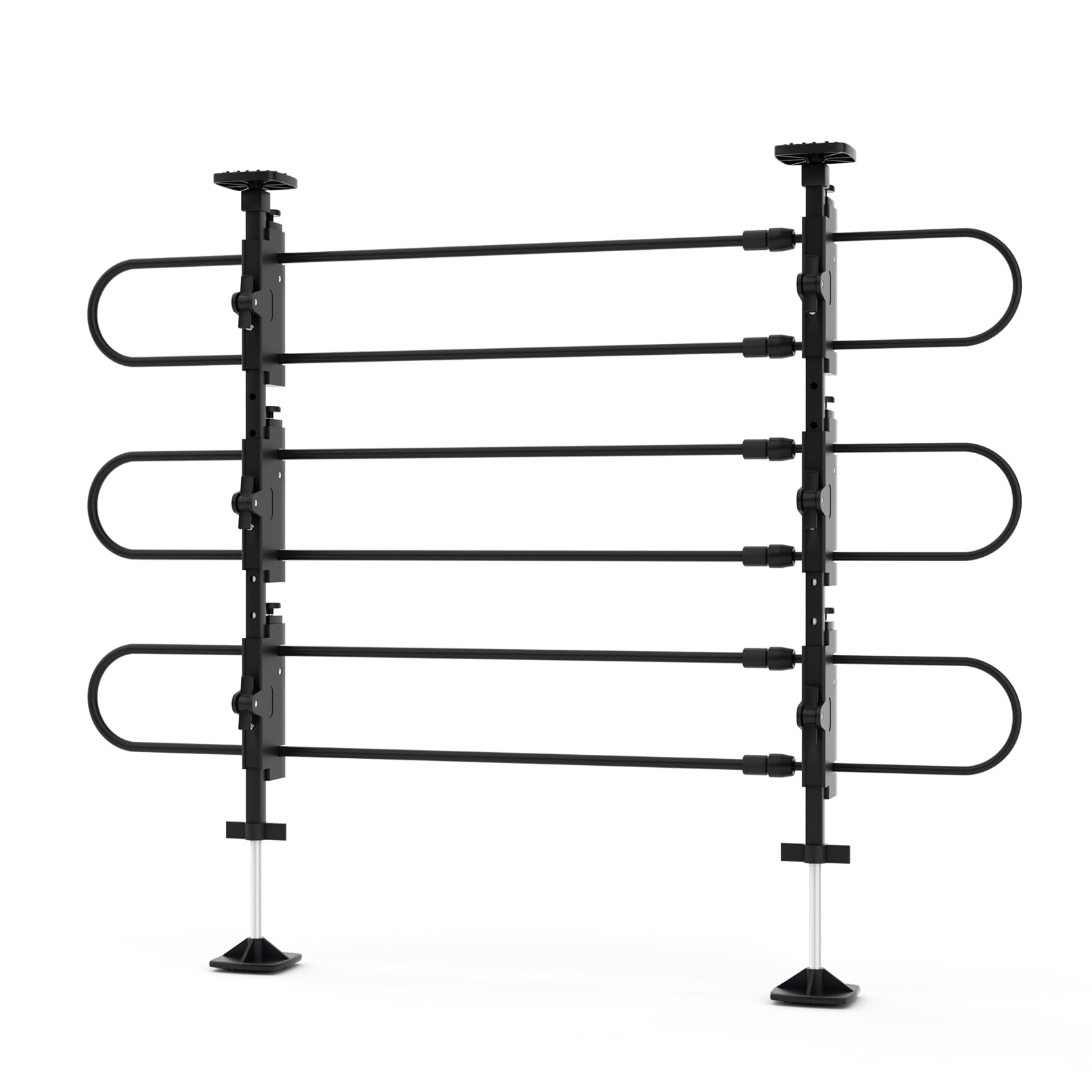 Magshion Adjustable Dog Barrier Universal for SUVs, Vehicles, Cars & Trucks, 34''-60'' Wide, 30''-50'' Tall, Metal Tubing Gate Divider