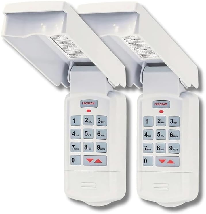 2PCS for Genie Garage Door Opener Keypads, GK-R GK-BX 37332R Overhead Garage Door Opener, Wireless Garage Door Keypad
