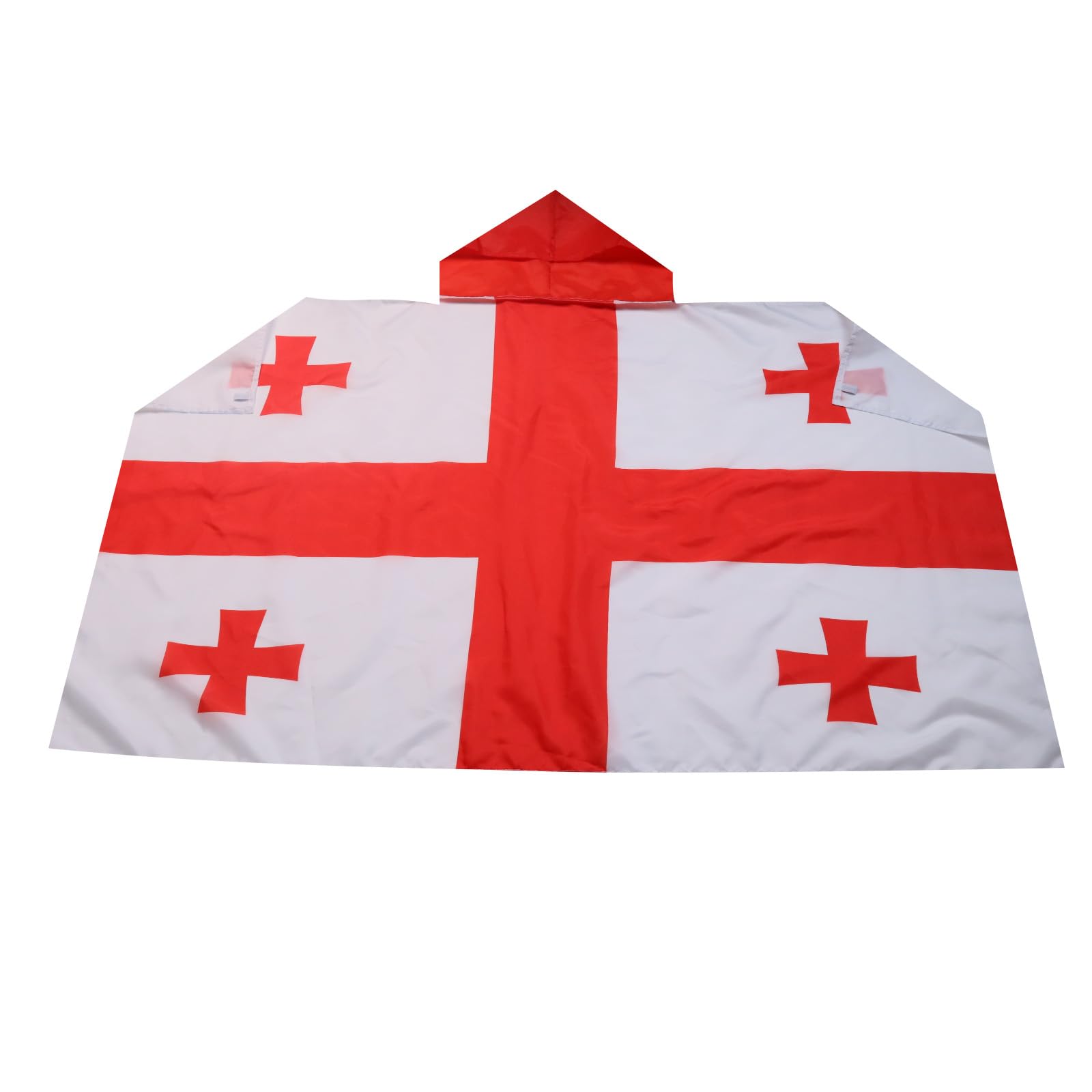 AZ FLAG - Georgia Body Flag - 3x5 Ft - Georgian Cap Flag - 100% Polyester with Inegrated Sleeves and Hood - Vivid Colors - 3' x 5' Feet - 150x90 Cm
