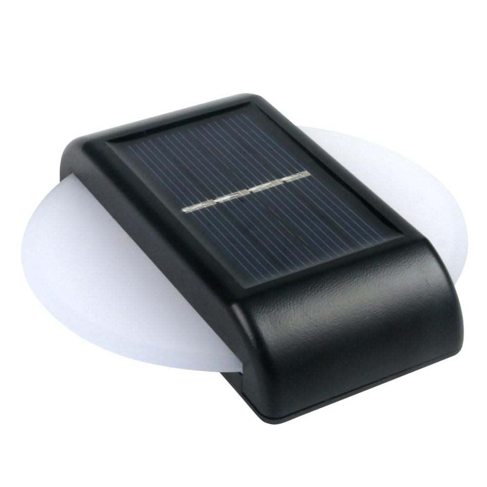Applique murale extérieure solaire haut et bas étanche pour jardin et couloir