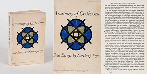 Anatomy of criticism;: Four essays B0007DK68Q Book Cover