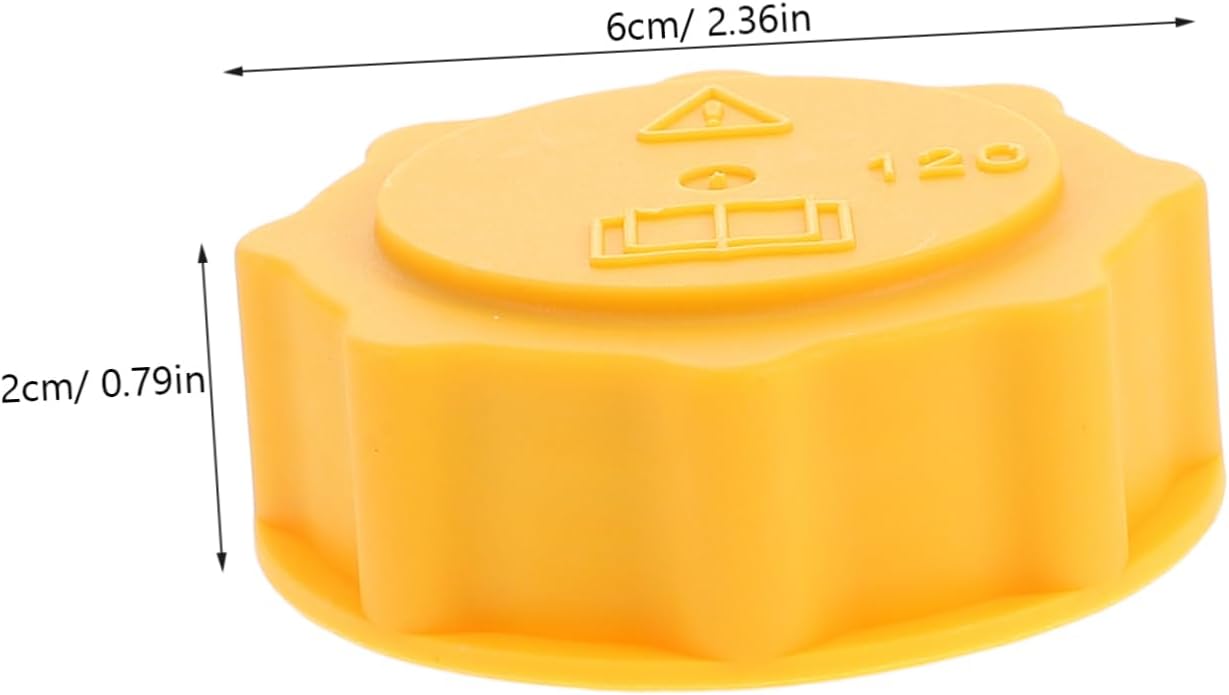 Alipis Coolant Reservoir Cap for Fiesta Engine Cooling System Replacement Compatible Radiator and Fluid Tank Sturdy and Reliable Fit
