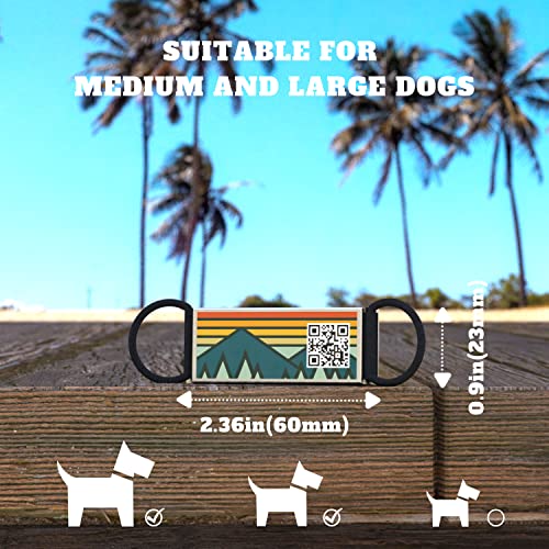 Kekid Qr Code Dog Tag,Silent Dog Tags Personalized For Pets, Slide On Dog Tag,Custom Dog Name Id Tags Personalized Noiseless Dog And Cat Tags N -Free Online Pet Page Prevent Lost/Modifiable #TOP4