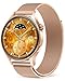 aeac Smart Watch for Women, AMOLED Ultra-Clear Screen Activity Trackers with Heart Rate/Sleep/SpO2 Monitor, Smartwatch for iPhone/Samsung/Android, 110+ Sport Modes Waterproof Fitness Watch