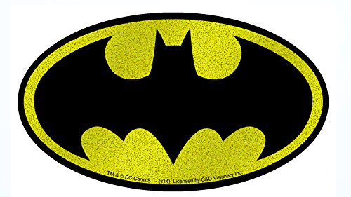 C&D Visionary DC Comics Batman Logo On Glitter Sticker