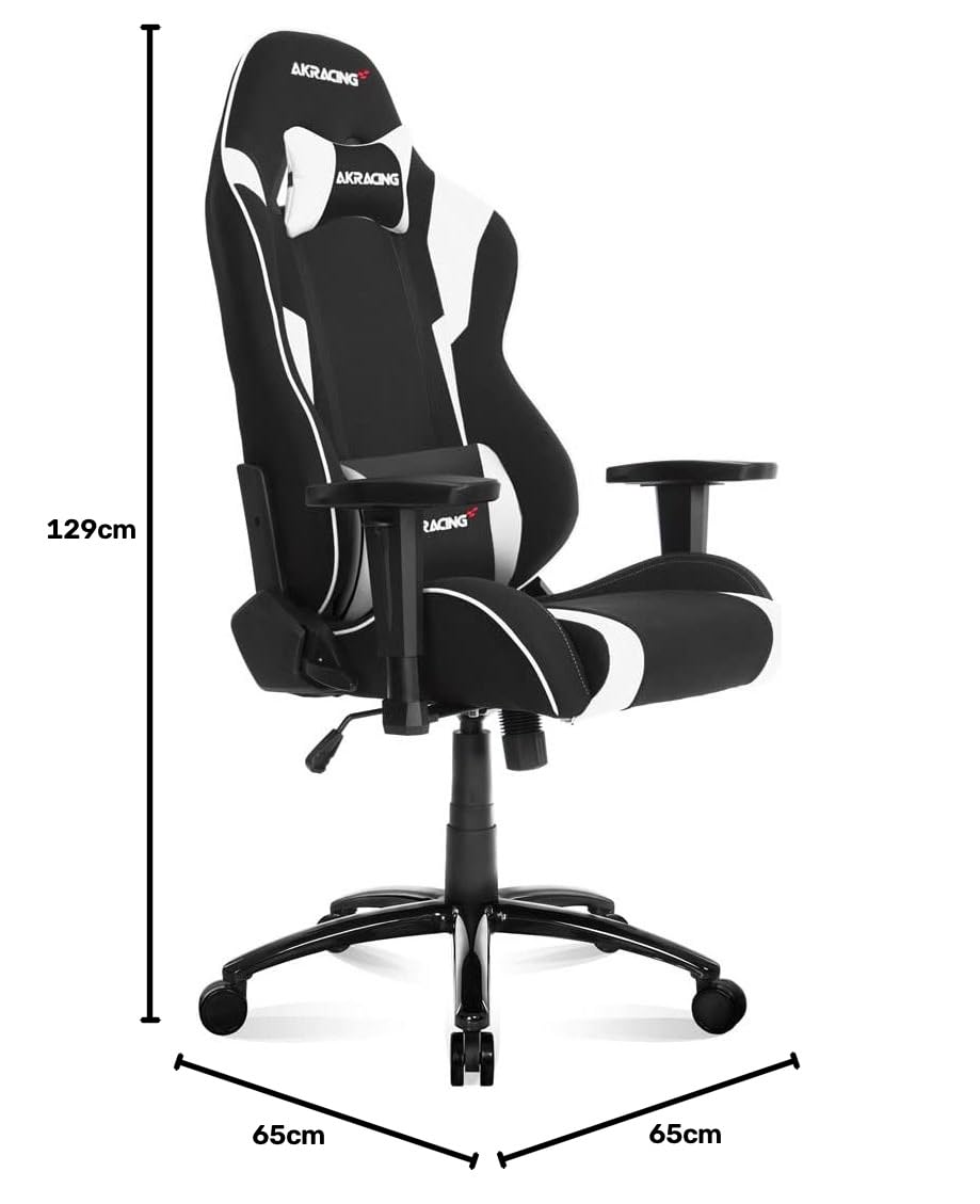 Amazon.co.jp: AKRacing ゲーミングチェア Wolf ホワイト ファブリック