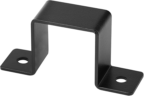 20 abrazaderas de correa de tubo cuadrado para tubo cuadrado de 1-12 pulgadas x 1-12 pulgadas, grosor de 0.079 in de grosor, abrazadera de soporte