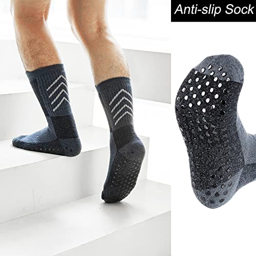 Thick Sports Sock for Men Women Terry Hiking Sock Cushioned Slipper Sock Non-slip Wool Thermal Sock Walking Skiing…4