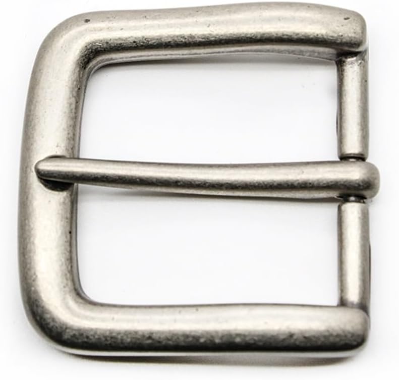 Men's Vintage Casual Pin Models With Metal Belt Buckle 4cm Pants