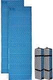 REDCAMP 72'x22'x0.75' Foldable Foam Camping Pads for Sleeping, Waterproof Closed Cell Foam Camping Sleeping Pad - Ultra-Lightweight for Hiking & Backpacking, R-2.1 Insulated, Royal Blue 2 Packs