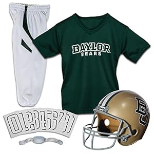 Franklin Sports NCAA Baylor Bears Youth Deluxe Team Uniform Set, Multi, Medium