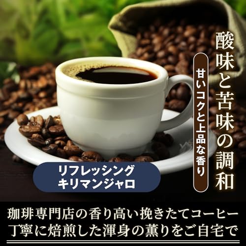 澤井珈琲 キリマンジャロ コーヒー粉 150杯分セット