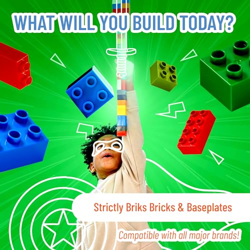 Image of Strictly Briks Classic Bricks Starter Kit, Gray, 144 Pieces, 1x4 Inches, Building Creative Play Set for Ages 3 and Up, 100% Compatible with All Major Brick Brands