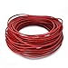 BeadsTreasure 15 Ft of Red Genuine Leather Cord Round 2 mm Diameter.