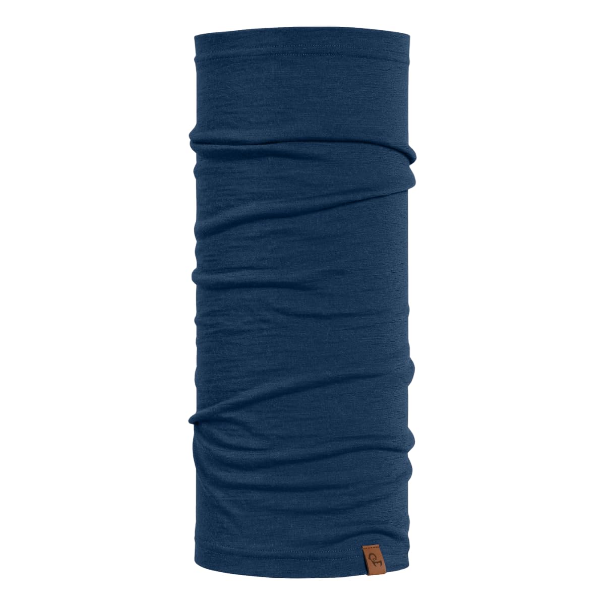 menique Long Neck Gaiter - 100% Merino Wool One Layer Windproof Ski Snood, Thermal Neck Warmer, Motorbike Neck Scarf for Men & Women, Face Covering Mask for Skiing Cycling Running (Denim)