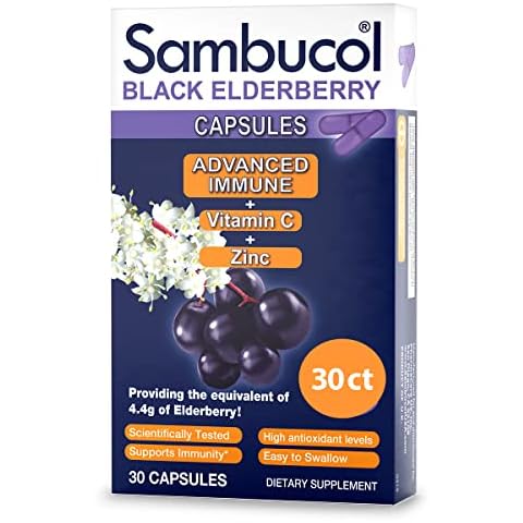 Sambucol Black Elderberry Capsules Cover