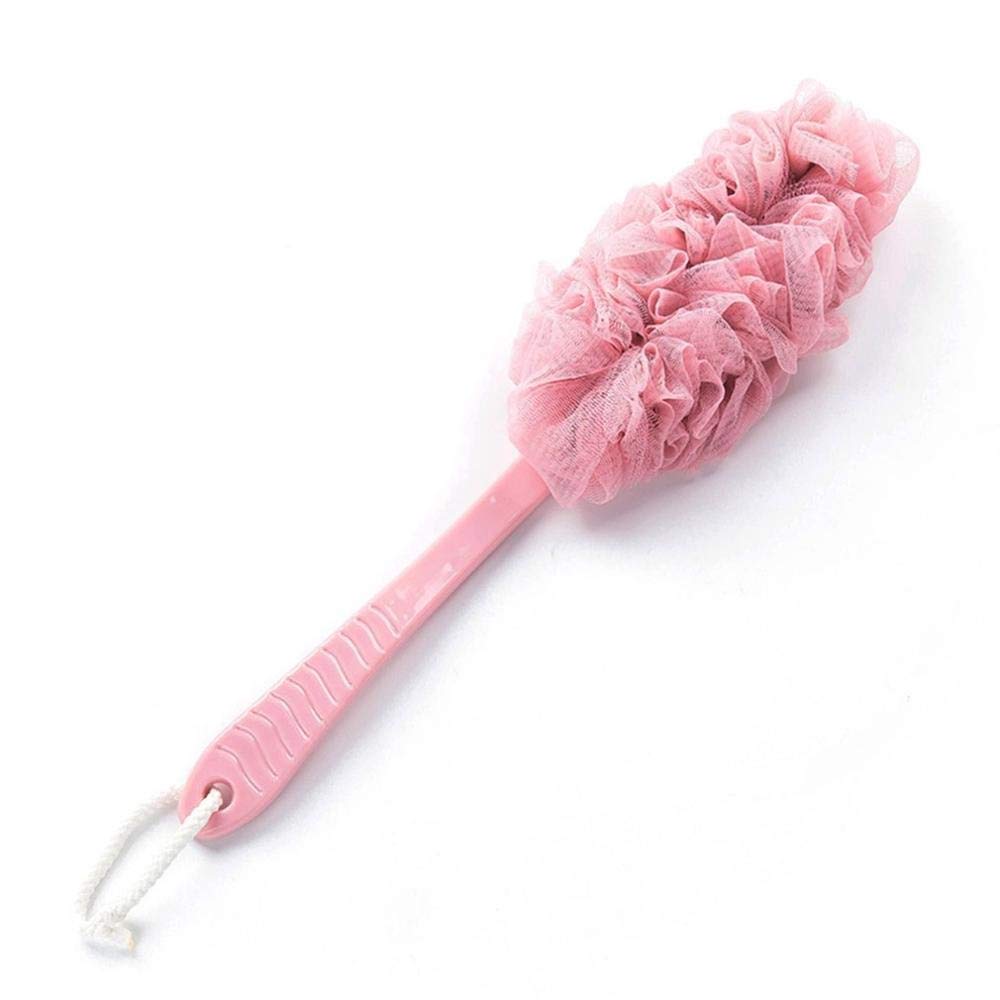 Cepillo de Ducha Cepillo de baño de Cuerpo Trasero de Malla Suave con Mango Largo, Esponja Grande y Suave para Lavadora de Ducha, se Puede Colgar un Cepillo de baño de Espuma Rica 44 cm-Cepi