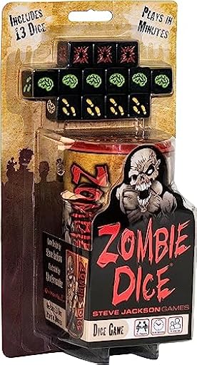 Steve Jackson EDGSJ02 Dados Zombies Juego de mesa, Versión en inglés | Ya disponible en tu tienda friki favorita! En mundofriki.es!