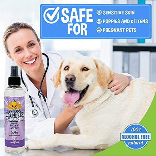 New Waterless Dog Shampoo Natural Dry Shampoo for Dogs or Cats No