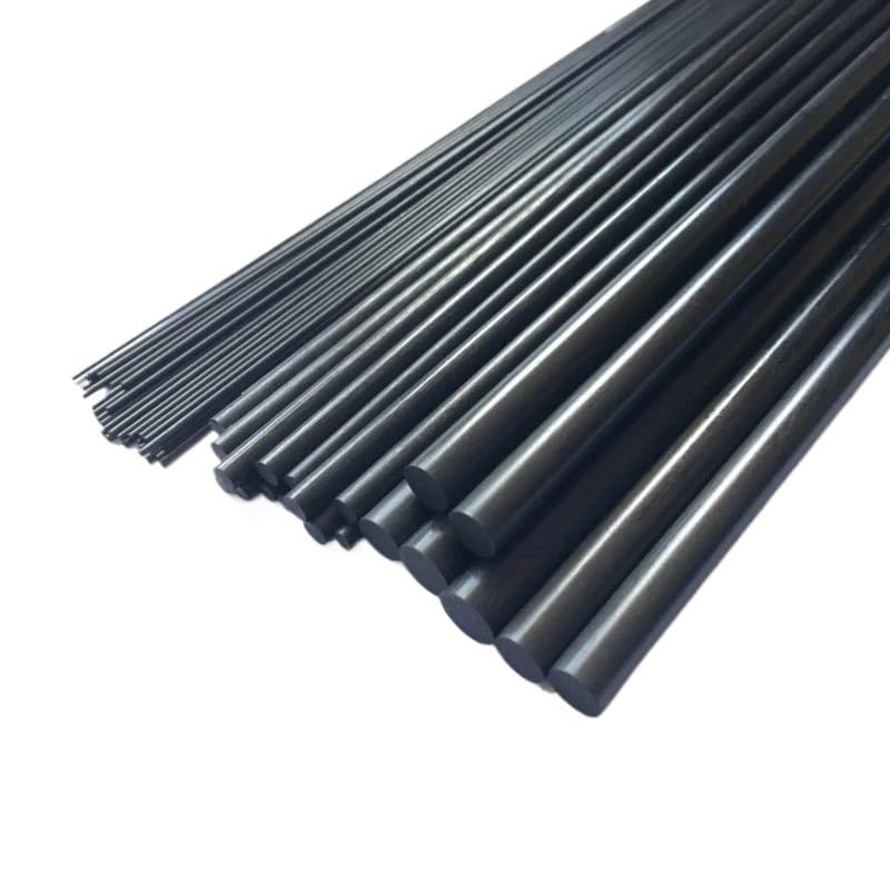 EMZCIEYDK(売店) カーボンファイバーロッド 1.8mm径 500mm長 10本パック RC飛行機クワッドコプターアーム用