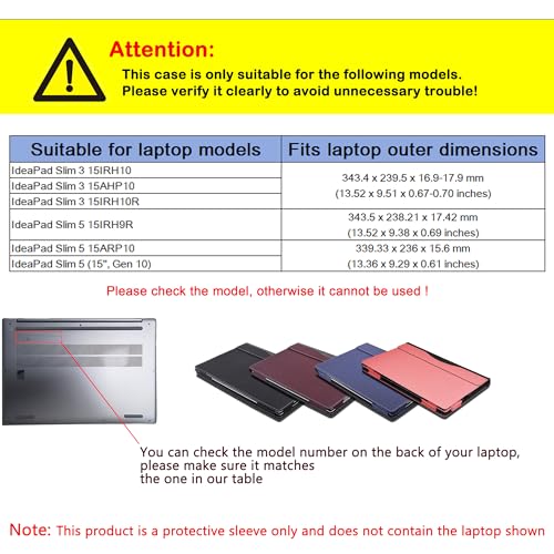 Funda para portátil Lenovo IdeaPad Slim 3 y Slim 5 15.3'' rosa miniatura 2