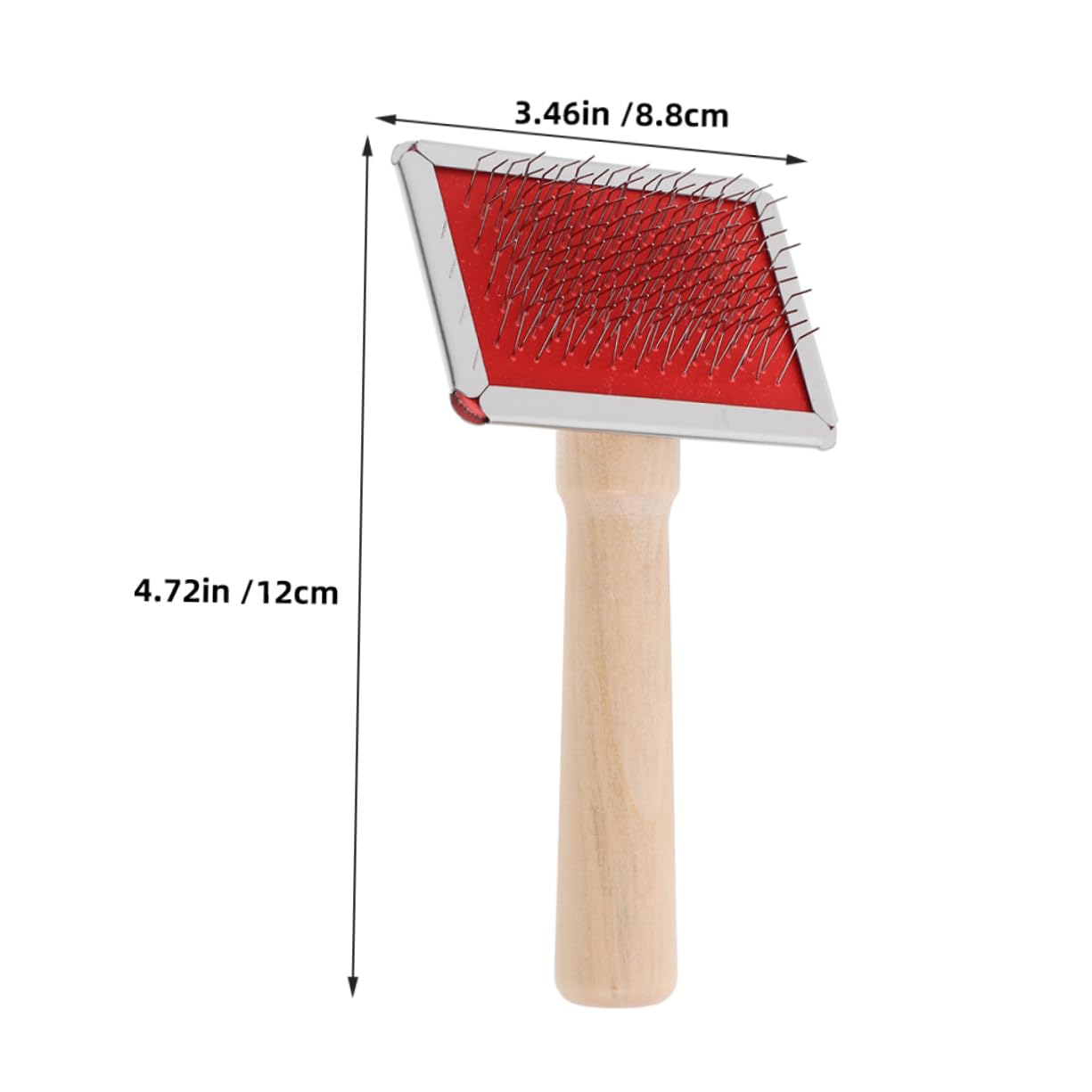 Pet Grooming Comb, Double-Sided Stainless Steel Dematting Tool, Dog and Cat Hair Detangler for Long and Short Fur (Blue)