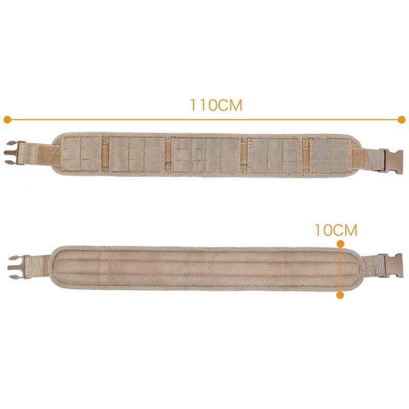 Ceinture tactique molle multifonctionnelle avec ajustement réglable robuste - 2