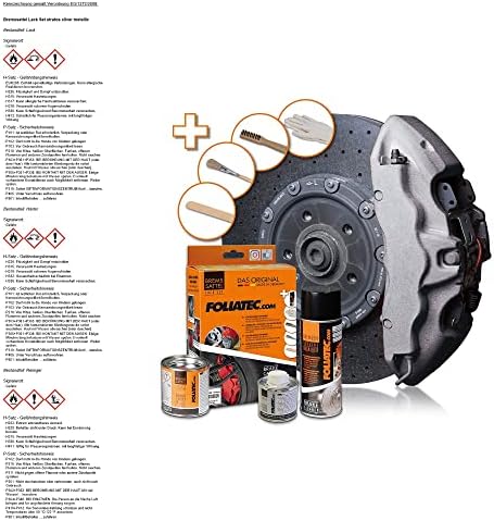 Foliatec 2160 Brake Calliper Paint Set, Racing Red