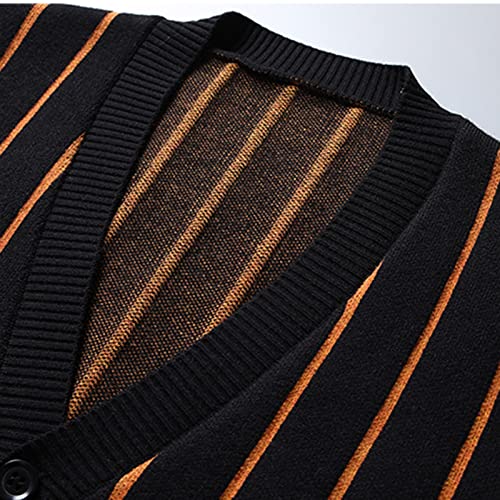 Pulls décontractés pour hommes gilet fin avec poche fixée