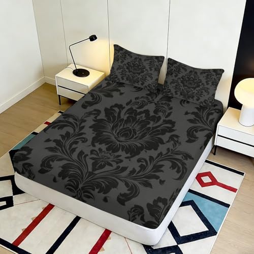 Drap-housse microfibre baroque pour créer un cocon de douceur