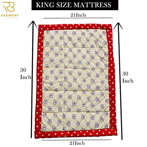 Image of Bedding Mattress for Cotton, Baby Sleeping Bed Set Godari Baby Cradle |Sleeping Mat |Multi Purpose Cushioned Bed |Baby Bed for 0 to 2 Years.