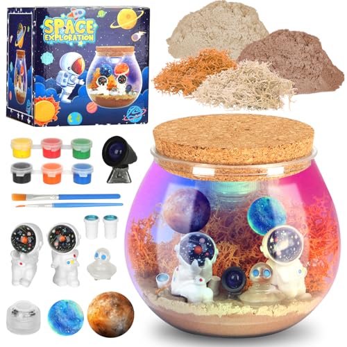 Withosent Laternen Bastelset Astronaut, DIY Bastelset Kinder, Nachtlicht Kinder Selber Basteln mit Fernbedienung, Spielzeug ab 3, 4, 5, 6, 7 8 Jahre Jungen Mädchen