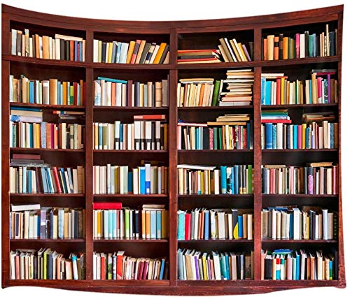 JOOCAR 数百本の古い本棚タペストリーの寝室家の装飾アートタペストリー