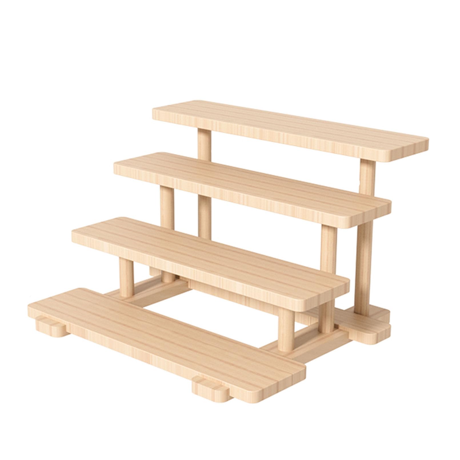 Tabouret Plante Étagère Extérieur Bois JATIBOSH pour Manque d'Espace