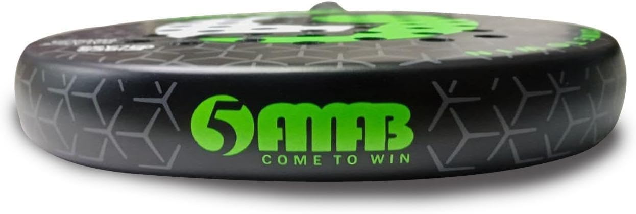 Femti Raquette de padel en 100 % fibre de carbone, raquette de padel professionnelle pour adultes, légère et durable, en mousse EVA ultra douce, parfaite pour les débutants et les joueurs de tous âges