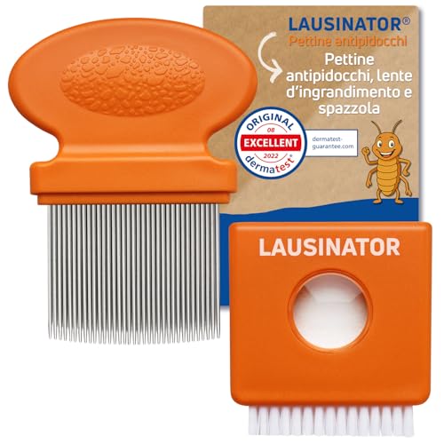 Pettine antipidocchi e lendini 3-in...