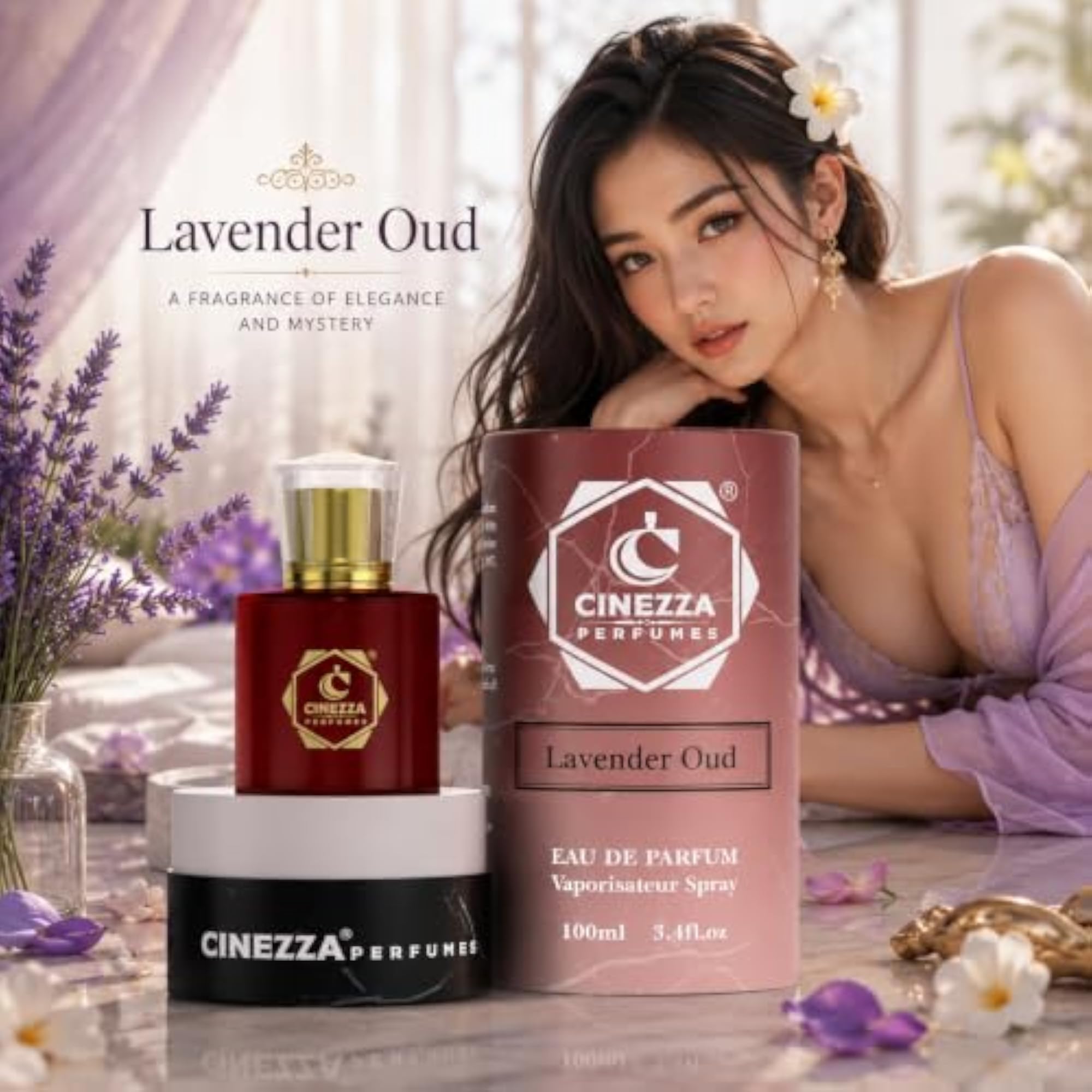 Luxury Lavender Oud Eau De Parfum For Unisex 100 Ml