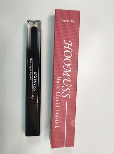 Hoomuss Dark Red Matte Lipstick, Burgundy Lipstick Red Liquid Lip Stick Long Lasting, Smudgeproof & Waterproof, Vegan & Cruelty Free (Dark Burgundy) #TOP6