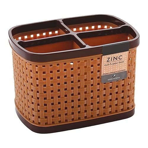 Multipurpose Plastic Kitchen Utensil Holder, Spoon, Knife Stand Organiser (Set of 1PC) (Multicolour)