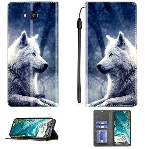 Aroepurt Etui na Spc Smart Case kompatybilne z Spc Smart Phone Case Cover PU Leather Kickstand Magnetic Wallet Case CPT29