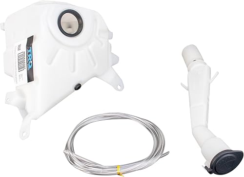 Vista 415 de TRQ Depósito de limpiaparabrisas compatible con Chevrolet Cruze 2016-2019 con luces antiniebla GM1288252 84036025 23365281PFM