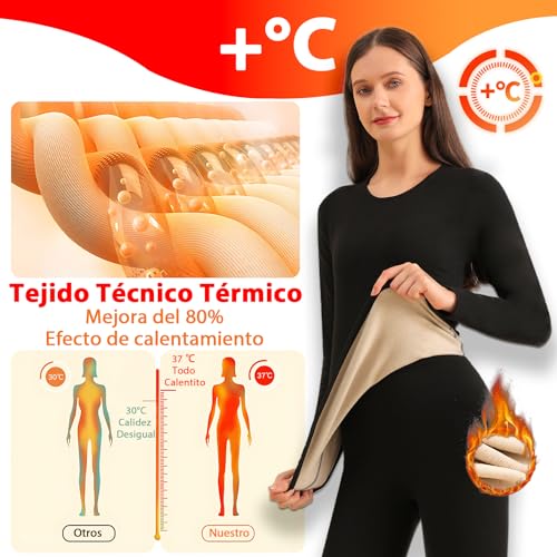 Opiniones de Conjuntos térmicos para Mujer comprados en linea. 11 Imagen adicional