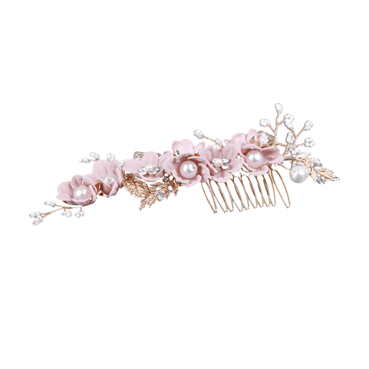 6 Piezas peine de novia peineta floral novia pinzas para el cabello para mujer pinzas para el cabello de vintage de flores para de aleación tocado de
