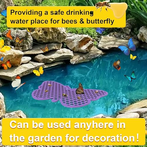 4 Stück Bienen Insekten Trinkbecher, Bee Watering Station Bienenfutterstation, Bienenfutterspender, Trinkbecher für Bienen, Bienentränkestation, Insektentränke für Garten, Bienenfütterung, Bienenbad